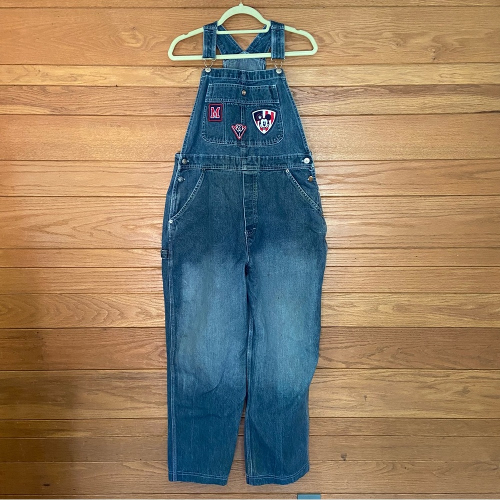 Disney Blue Denim Jumpsuit with Patches